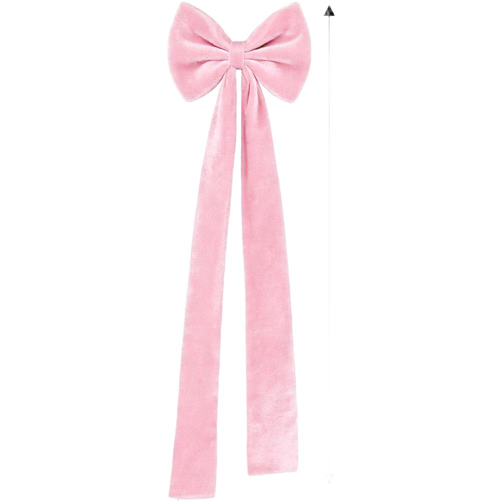 Chair Decoration Velvet Bow with Butterfly Knot for For wedding Birthday Party Holiday Celebration Chair Accessory