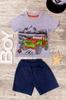 Summer Boys’ Clothing Set – Lightweight T-Shirt & Practical Denim Shorts, Summer, 6105-075-33 HC