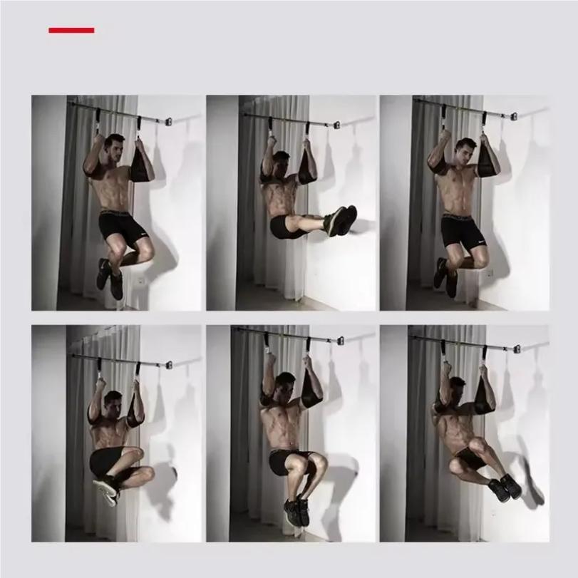 Fitness Bauchmuskelschlingen Aufhängung Reißfest Hochbelastbar Paar Für Klimmzugstange Hängende Beinheber Heim-Fitnessstudio Fitnessgeräte