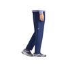 Skechers Comfortable Solid Color Straight Leg Outdoor Casual Pants Men Bottoms Blue P424M078-00DU