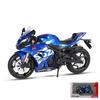 1:12 Suzuki GSX1000R High performance motorcycle Alloy Metal Diecast Model Car Sound & Light Rubber chain Collection Hobby Gifts
