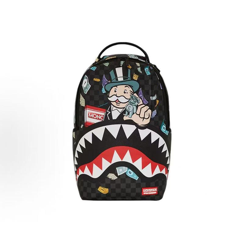 SG shark backpack large capacity travel foreskin waterproof daily commute travel school applicable
