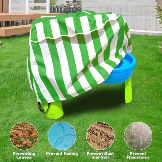 Dust Hood Cover Waterproof Protective Cover UV Resistant Simple Installation Kids Water Table Cover Protector Accessories