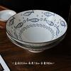 Large Size Hand-Painted Japanese Style Bowl Soup Bowl Ramen Bowl Conical Lid Bowl Family Use for Eating Noodles Rice Noodles