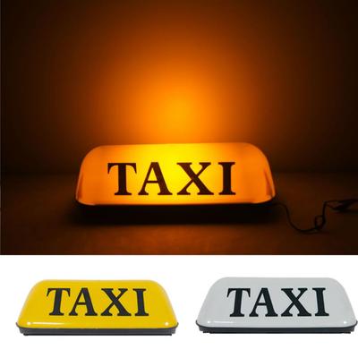 12V TAXI Roof Lamp Cab Sign Roof Top Topper Car Magnetic LED Light Waterproof Bright Top Board Roof Sign