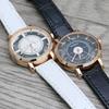 CE97 Fashion Simple Men's Watch Double sided Hollow Women's Watch Transparent Chassis Couple's Watch Quartz Watch