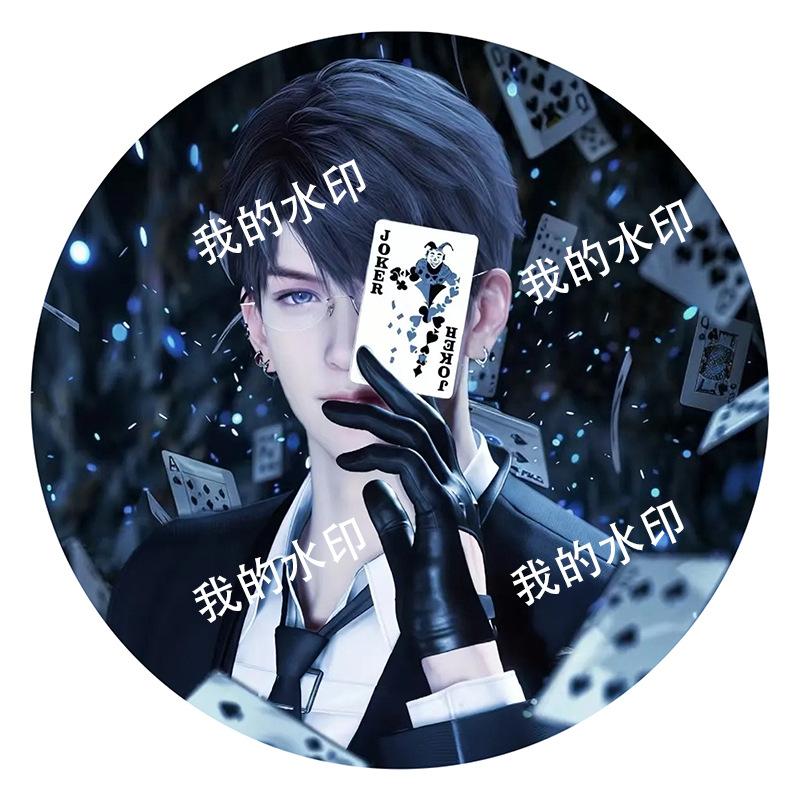 Hot Game Love and Deepspace Sylus Rafayel Zayne Xavier Caleb 58MM Anime Badge Emblem Brooch Clothing Backpack Accessories Gift