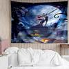 The-Nightmare-Before-Christmas Print Tapestry, Backdrop, Easy Setup, Ideal for Bedroom, Office & Living Room, with Aesthetic Wall Hanging Decor.