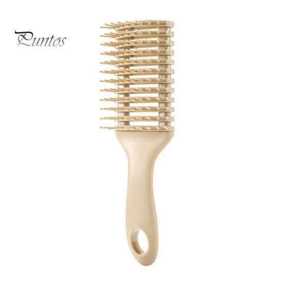 Curly Hair Brush for Women, Scalp Massage Vented Paddle Anti-static Brush, Detangling Styling with Ergonomic Handle Portable
