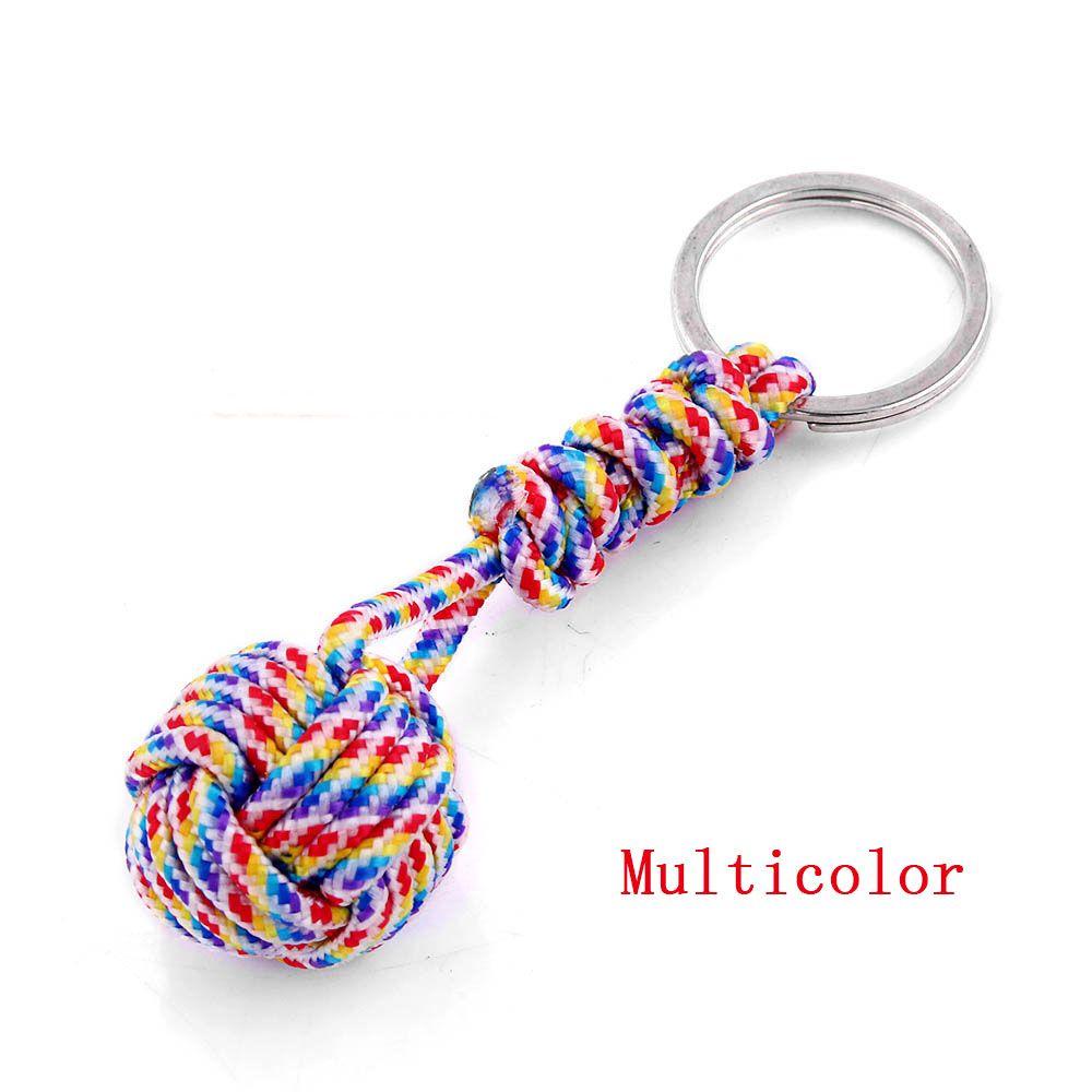 Parachute Rope Lanyard Outdoor Survival Jewelry Key Chain Key Ring Keyfob Fashion Accessories