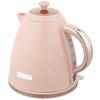 Electric Kettle, 1.7L, Quick Boil Function, 2.2kW, Cordless with Removable Anti-Scale Filter, Light Pink