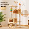 LEFEI Luxury Solid Wood Cat Tree
