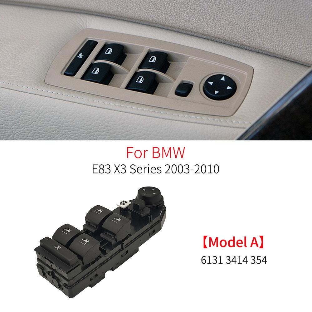 For BMW E83 Car Electric Power Master Window Switch Replacement Accessory For BMW X3 2003-2010 61313414354 61313414355
