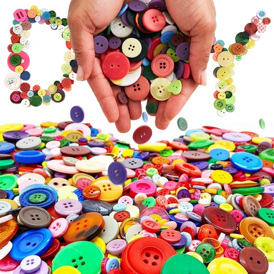 60/120/240pcs Circular Small Button Colorful Handicraft Creation Supplies Sewing Clothes DIY Painting Accessories XJM