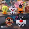Looney Tunes Bugs Bunny & Tweety Plush Head Figurine Set - Children's Gift