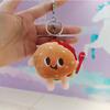 Short Adorable Plush Food Keychain With Pp Cotton Filling For Children Adults And