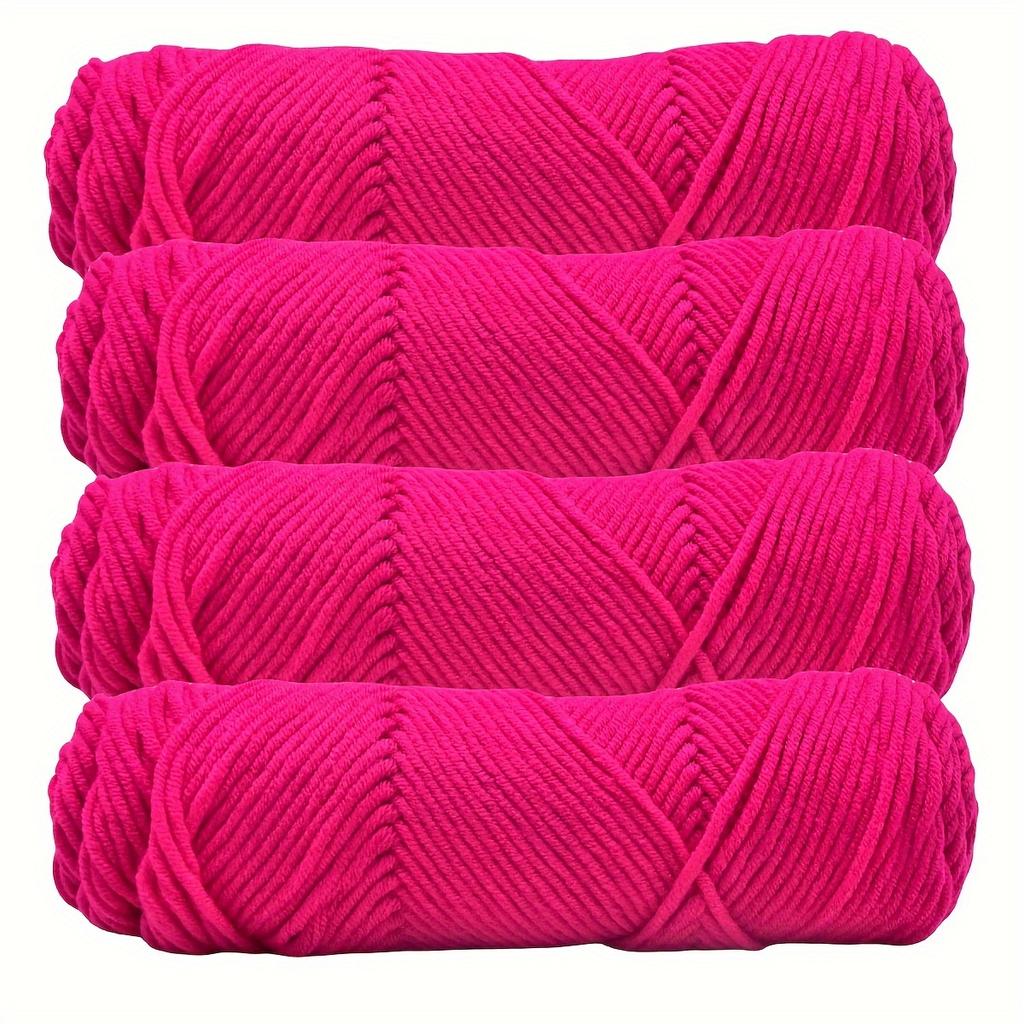 Valentine's Day 4pcs Chunky Yarn Set - Soft, Warm & Cozy for Knitting & Crochet Projects 13.4oz Total