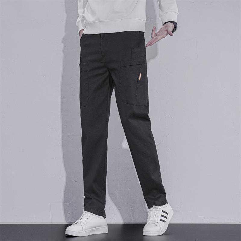 Autumn and winter new versatile and comfortable men's business casual pants wear-resistant straight trendy men's pants