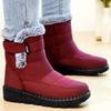 Women's Padded Thickened Warm Non-tired Feet a Stirrup Thick Bottom Height Comfortable Waterproof Non-slip Leisure Snow Boots Cotton Shoes