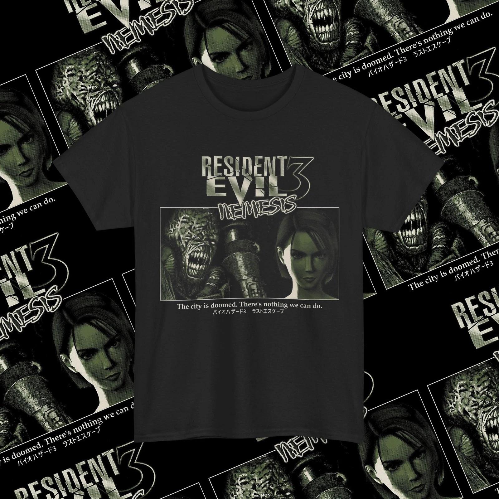 Resident Evil 3 Video Game T-Shirt, Survival Horror Video Game Shirt L