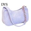 Corduroy Top Handle Bag Women Shoulder Stylish Crescent Handbag Simple Armpit for Shopping Commuting Dating Casual Underarm