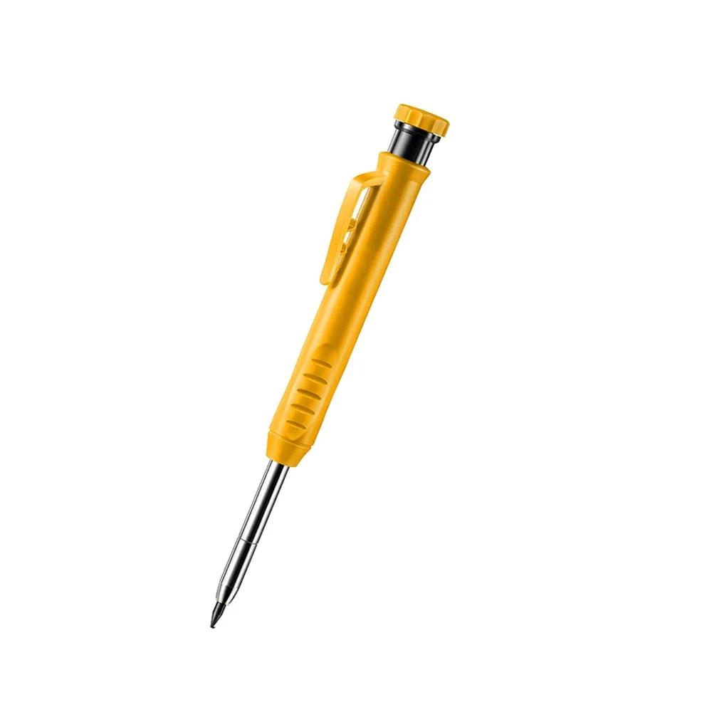 Solid Carpenter Pencil Set Woodworking Tools Mechanical Pencil 3 Colors Refill Construction Job Tools Carpentry Marking Scriber