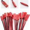 20× JST 2-Pin Connectors 22 AWG – For LED Lights, RC Batteries, Toys – High Quality & Easy to Use – Red
