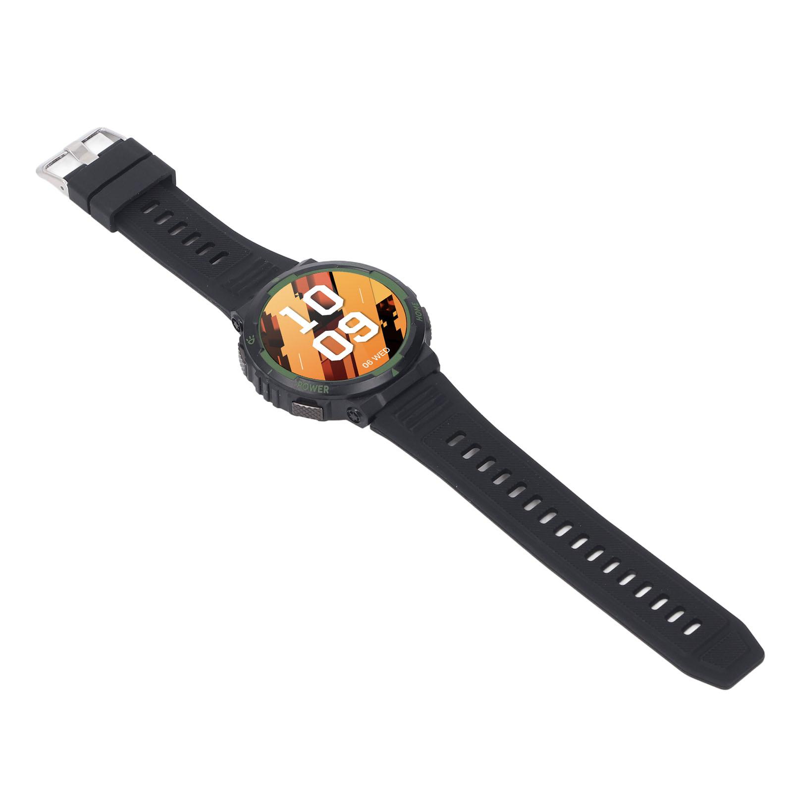 

Calling 1.53in Screen LED Illumination Multi Sports Modes 30m Water Resistant Multifunction Watch