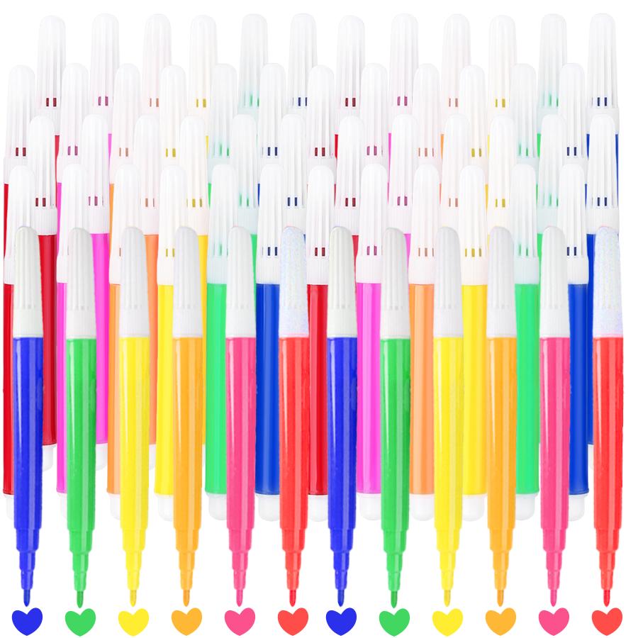 10/20packs Graffiti Watercolor Pen 6-Color Painting Supplies Office School Study Stationery Art Creation Hand Account Tool XJM