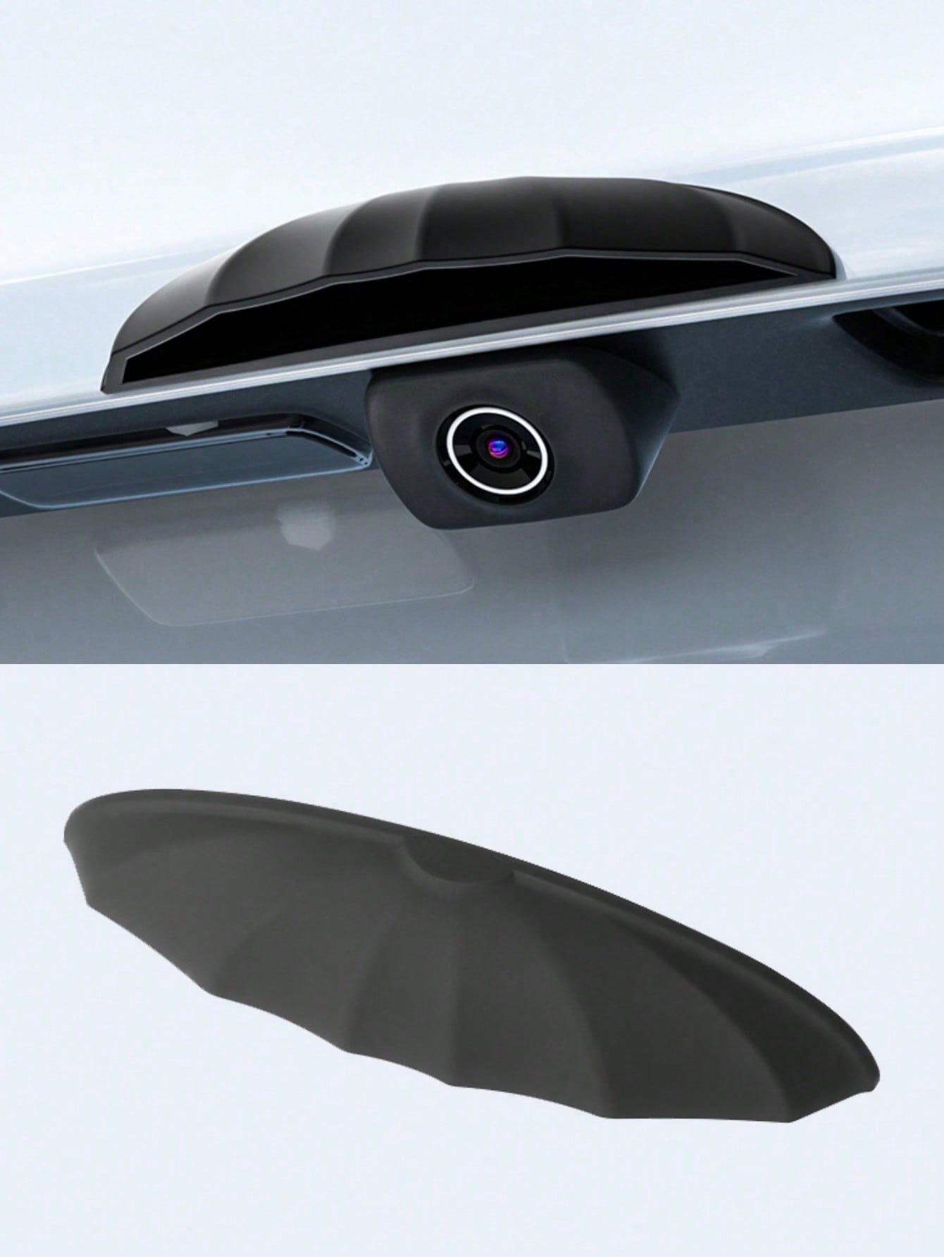 

Universal Car Backup Camera Rain Cover - Liquid Silicone Waterproof Protective Shield, Transparent & No Residue Design чёрный