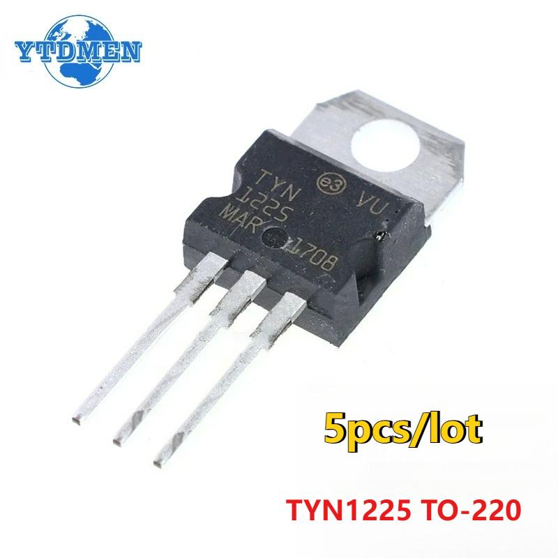 

5 ШТ TYN1225 1200В 25А SCR Тиристор TO-220 Набір Транзисторів Електронний Компонент чорний