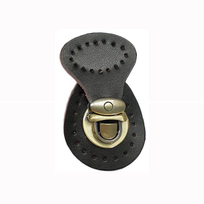 Genuine Leather Bag Lock Magnetic Button Fasteners Snap Buckles Replacement Handmade Bag DIY Clasp Accessories KZ0253