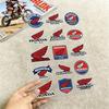 FOR HONDA HRC H WING Reflective motorcycle stickers, 3M safety warning at night in the dark scooter helmets XL0