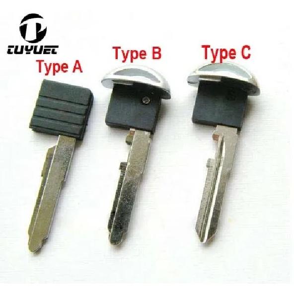 10PCS Uncut Blank Smart Key Blade For MAZDA M3 M6 Summit CX5 Smart Card Emergency Key Insert Blade Type A