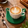 Baumwollseil Katzenförmiges Untersetzer-Set 3 Stück Geflochtene Hitzeschutz-Pads Tischmatten zum Schutz vor heißen Oberflächen und Kratzern