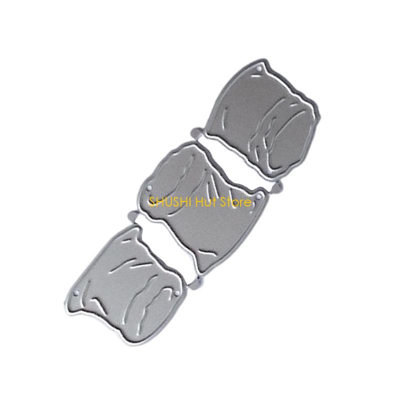 Metal Die Cuts Flour Bag Cutting Dies Embossing Stencils Molds for Scrapbooking Photo Card Scrapbooking Decoration D57B