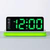 Night Light Digital Alarm Clock Electric Desk Clock with Snooze Date Loud Alarm Day of Week for Living Room Bedroom