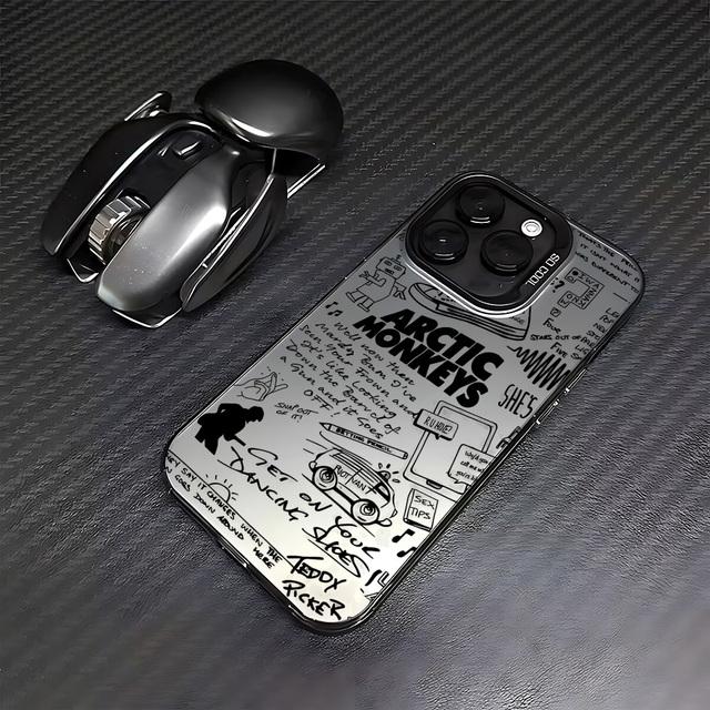 

Чохол для телефону Arctic Monkeys для iPhone 16 15 14 13 12 11 Pro Max X XR XSMAX 8 7 Plus Candy Матовий Ударостійка Задня Кришка iPhone XR. вершково-синій