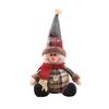 Cartoon Doll & Snowflake Plaid Christmas Tree Ornaments - Children's Holiday Gifts