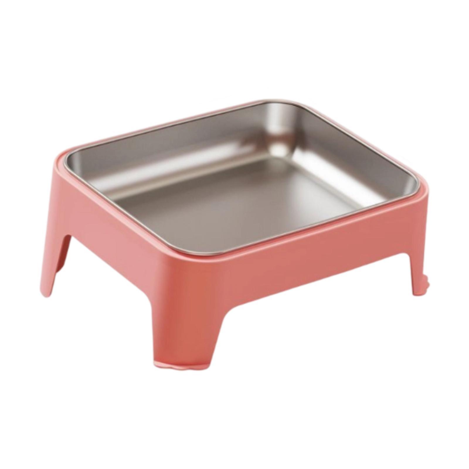 Bowl Food Bowl Container Separable Pet Supplies Pet Feeding Dish 15° Tilted for Small Animals Puppy