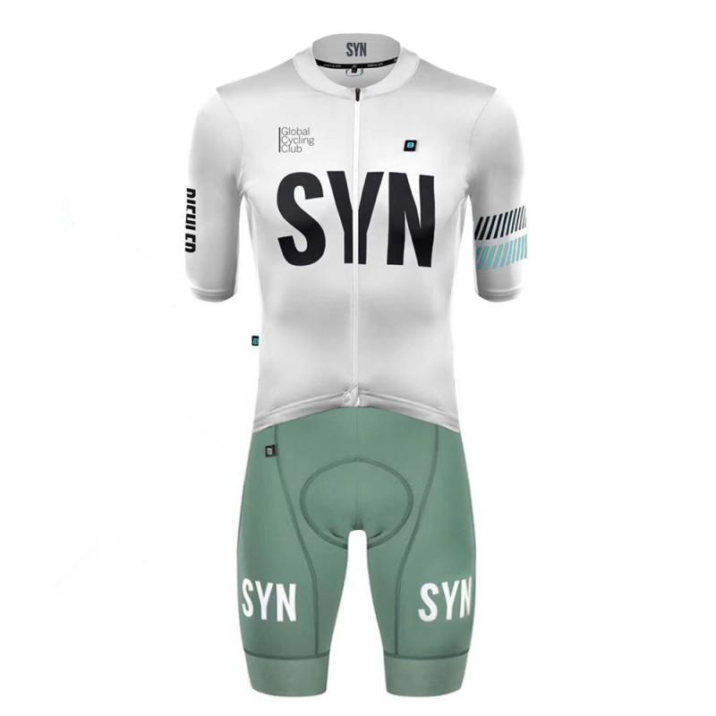 Mens Cycling Jersey Shorts Set Summer Breathable Quick-Dry Performance Wear Road Mountain Bike Riding