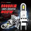 2PCS Turbo H4 LED Headlight CANBUS H7 H11 9005 9006 60000LM Mini Lamp 1:1 5570 CSP Wireless Car LED with Fan Plug and Play 6000K