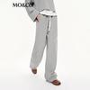 MO&Co. Women's Lightweight Warm High-Waist Casual Pants