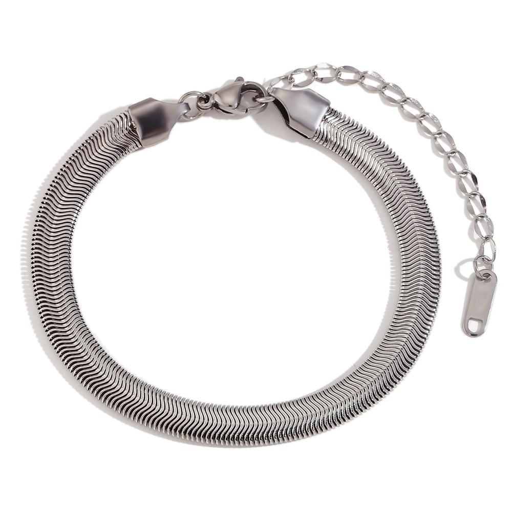 

MamacitaSlay Classic 6mm Gold Silver Color Snake Chain Bracelets Woman 2026 Premium Stainless Steel Jewelry Trend 2026 Gift 17cm срібний