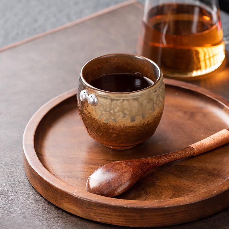 Jimo Jian Ware Master Teacup with Kiln-Changed Glaze