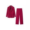 Europejski i Amerykański Damski Garnitur z Kołnierzykiem i Zestaw Marynarki