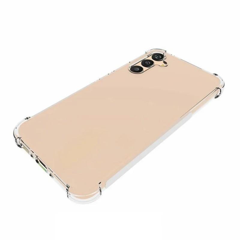 For Samsung Galaxy A34 5G Clear TPU Case WANLONFENG TM Series 2.0mm Phone Back Cover