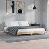 VidaXL Cadre de lit chêne sonoma 200x200 cm bois d'ingénierie 832112