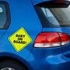 Magnetic Baby In Car Sign Waterproofing Reflective Baby In Car Magnet Warning Sticker for Vehicle