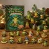 Acrylic Hanging Decorations Frog Advent Calendar 2026, 24 Days Christmas Countdown with Pcs 2D Gift for Kids Ornaments, Cute Pendants Holiday Parties,